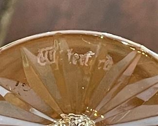 6pc Waterford Crystal Lismore Cordial Glasses 3 3/8in H x 1 5/8in diameter at top