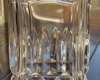 Baccarat Crystal Square Whiskey Decanter 10.5in H x 4x4in
