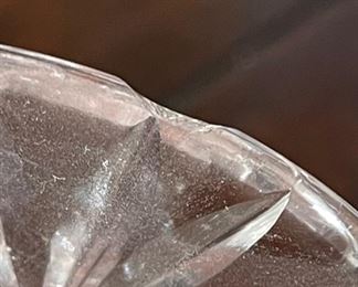 AS-IS Waterford Crystal Castlemaine Honey Jar 5.5in H x 3in diameter