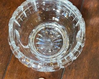 Brierley Crystal Glass Footed Bowl 4.25in H x 6in Diameter