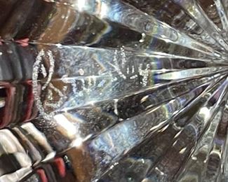 Brierley Crystal Glass Footed Bowl 4.25in H x 6in Diameter