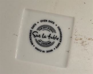 18 pc Square Plate set