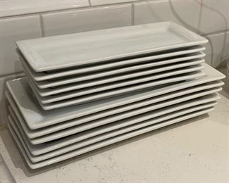 12pc Sur La Table Rectangular Plates