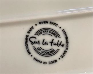 12pc Sur La Table Rectangular Plates