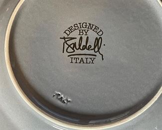 8pc Baldelli Italy Plates