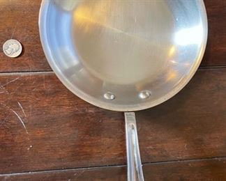 Sm All-Clad Copper Tined Pan 1.4x8.5x14.5in HxWxD