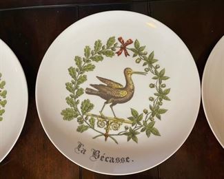 6pc D'Auteuil France Plates 9.5in 9.5in