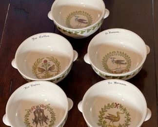 5pc D'Auteuil France Bowls 2.75x5.5x6.5in HxWxD