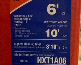 Werner 6ft Fiberglass Ladder NXT1A06