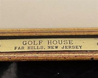 Golf House Far Hills, New Jersey Framed Print 9x10in