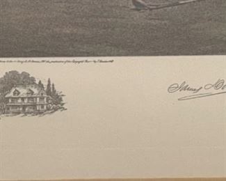 Golf House Far Hills, New Jersey Framed Print 9x10in