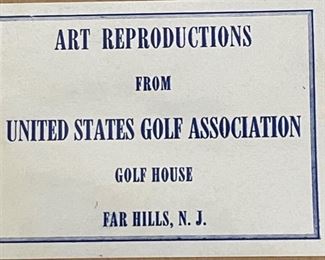 Golf House Far Hills, New Jersey Framed Print 9x10in