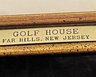 #2 Golf House Far Hills, New Jersey Framed Print 11x9in