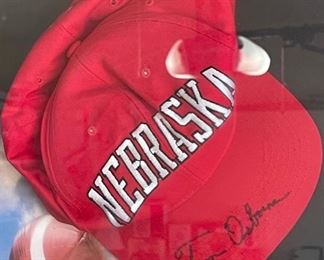 *Singed* Nebraska Montage Tommie Frazier CornHuskers 25x23.5in