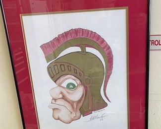 *Singed* USC trojan TODD MARINOVICH 22x18in