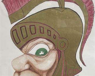 *Singed* USC trojan TODD MARINOVICH 22x18in