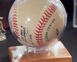 Hank Aaron Signed Baseball