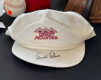 Arnold Palmer Signed Hat Desert Mountain