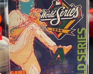 Framed World Series Ticket Game 1 1999