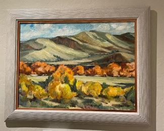 *Original* Art C. Manning Mountain Side Painting 23 1/2 x 29 and