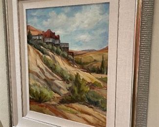 *Original* Painting C Manning Villa on the Mountain 38 x 34