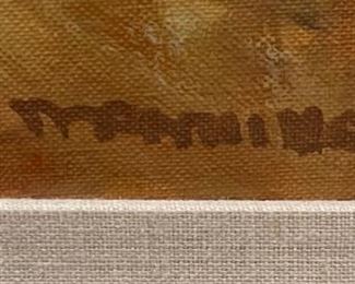 *Original* Painting C Manning Villa on the Mountain 38 x 34