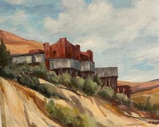 *Original* Painting C Manning Villa on the Mountain 38 x 34