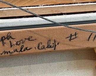 *Original* Painting Grand Canyon View Ralph Love 20 x 24