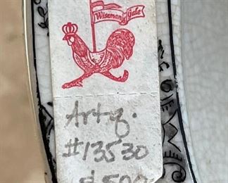 Large JUWC 1887 United Wilson Porcelain Pot Pottery 12x19x14in HxWxD