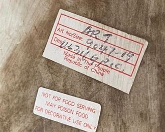 Large JUWC 1887 United Wilson Porcelain Pot Pottery 12x19x14in HxWxD