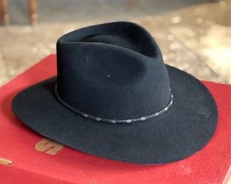 The Gun Club Stetson Western Cowboy Hat in box SZ: 7.25
