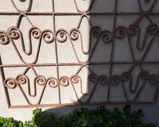 Rustic Metal Wall Grille 54 x 46 HxW