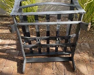 4pc Outdoor Patio Spring Rocker Chairs Aluminum 35 x 29 x 29 HxWxD