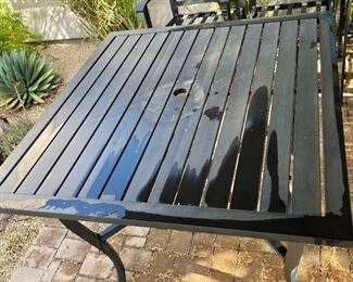 Outdoor Patio High Top Table 38 x 48 x 48 HxWxD