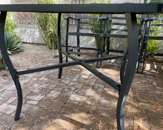 Outdoor Patio High Top Table 38 x 48 x 48 HxWxD