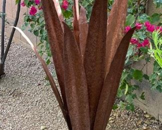 XLG Rustic Metal Agave Plant 59 inches high