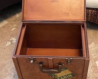 Dr Livingstone I Presume Suitcase Cabinet/Table 27 x 18 x 12 HxWxD