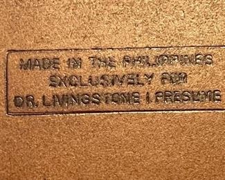 Dr Livingstone I Presume Suitcase Cabinet/Table 27 x 18 x 12 HxWxD