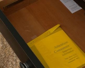 Ethan Allen Alec Night Table Pair Current popular in stock model ($1320.00 a pair 25.75in. w x 17.75in. d x 27in. h