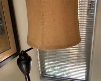 Restoration Bronze Swing Arm Floor Lamp 11in. Diameter 60in. Tall