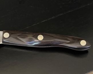 CUTCO CLASSIC BROWN 1725 FRENCH CHEF KNIFE USA 15.25in. In Length