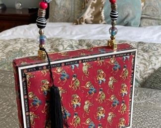 Vintage cigar box purse 10in. X 8.5in.