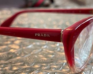 Authentic Prada VPR 03Q Rx Eyeglasses FRAMES  PDO-1O1 Red Fade 54[]18-140 C490