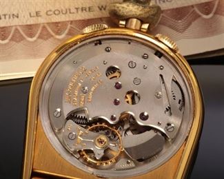 Jaeger LeCoultre Memovox K814 Sub Mini Travel Alarm Clock Watch in Box Clock: 37x46mm