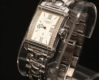 Philippe Charriol designer Colvmbvs Stainless steel quartz ladies watch 1 1/4 inch face