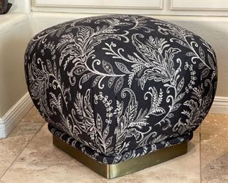 #1 Botanical Pattern Footrest Ottoman	17x21x21in	HxWxD
