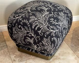 #1 Botanical Pattern Footrest Ottoman	17x21x21in	HxWxD
