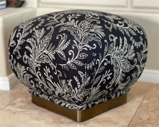 #2 Botanical Pattern Footrest Ottoman	17x21x21in	HxWxD

