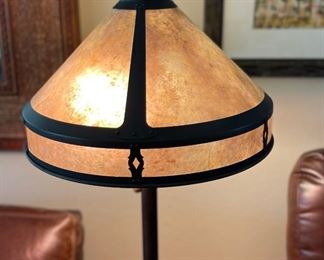 Mica Rustic Bronze Floor Lamp	60in h x 20.75in Diameter	
