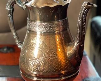 4pc Simpson Hall Miller & Co Tea Pot Set	Lg Teapot: 13x9x5in	
